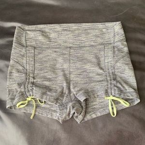 Lululemon high rise cinch shorts!